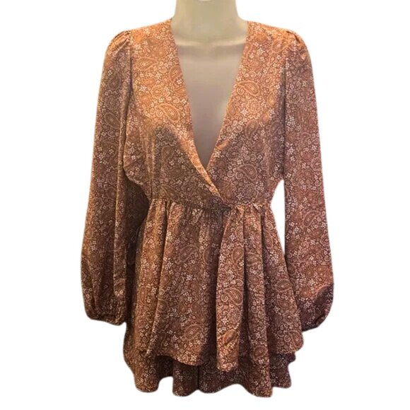 Forever 21 Long Sleeve Romper - Picture 1 of 7